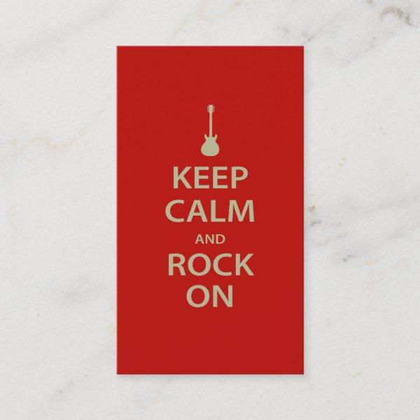 Keep Calm and Rock On!