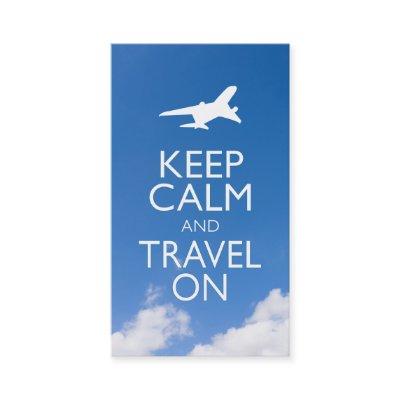 KEEP CALM AND TRAVEL ON
