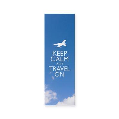 KEEP CALM AND TRAVEL ON MINI