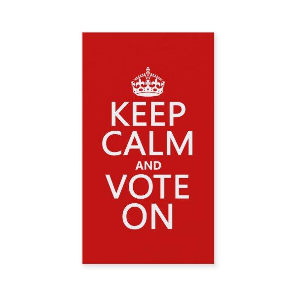 Keep Calm and Vote On