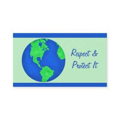 Keep It Green Protect Earth Environment Art Custom