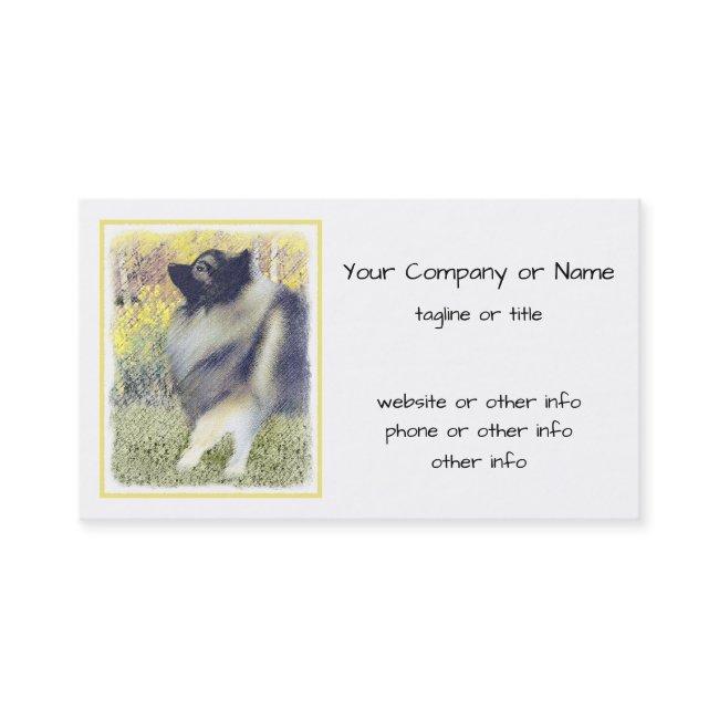 Keeshond Aspen Painting - Cute Original Dog Art