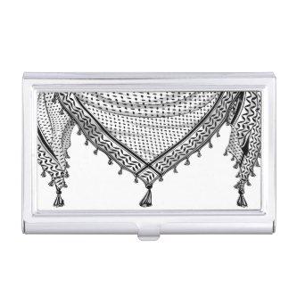 Keffiyeh Palestinian Scarf Traditional Fabric  Case