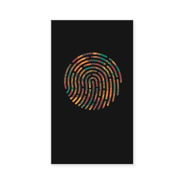 Kente Pattern African Ghana Fingerprint nwentoma