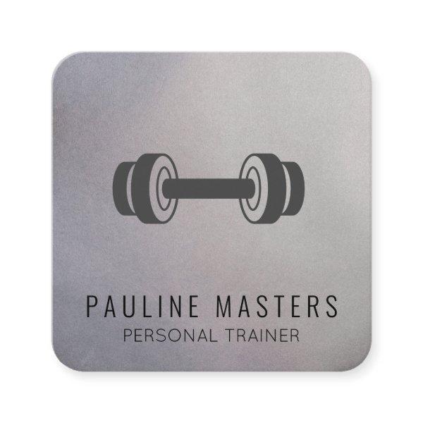 Kettle Bell Dumbell Icon | Personal Trainer Appointment Card