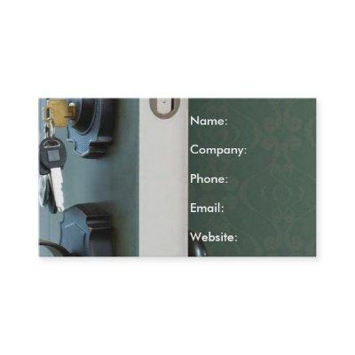 Key in Door Grey Welcome Mat Real Estate