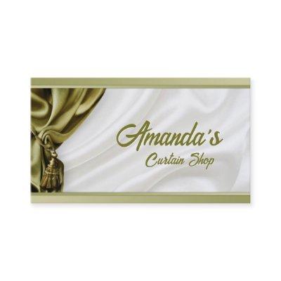 Khaki Curtains Treatment - Shop