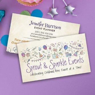 Kids Event Planner - Sketch and Watercolor