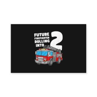 Kids Fire Truck 2nd Birthday 2 Boy Toddler Fire