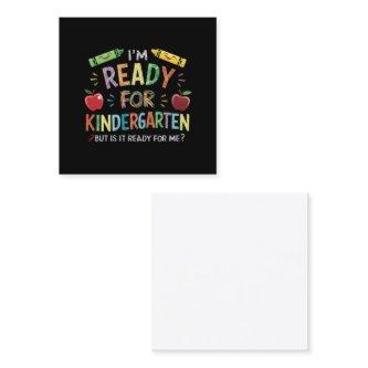 Kids First Day Of Kindergarten Fun Back To Schoo Square