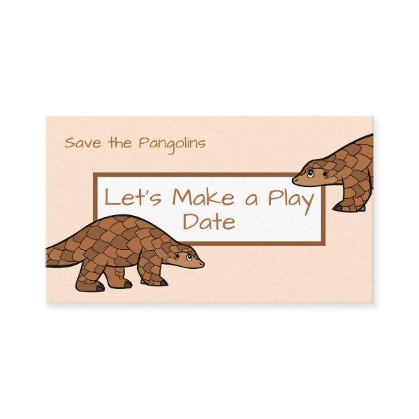 Kid's Play Date Pangolin