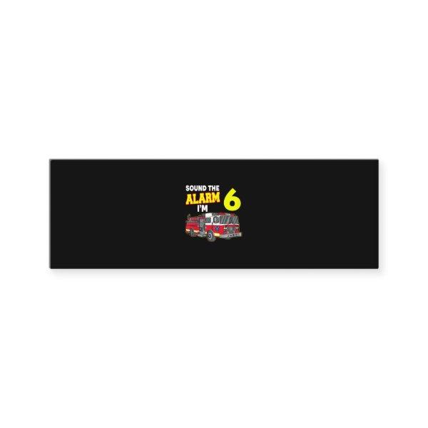Kids Sound Alarm Im 6 Kids Fire Truck Mini