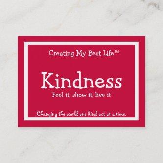 Kindness Card - Red