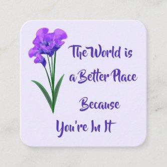 Kindness Card: "World is a Better Place" Cards