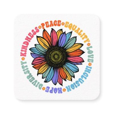 Kindness Peace Equality Love Hope Diversity Human  Square