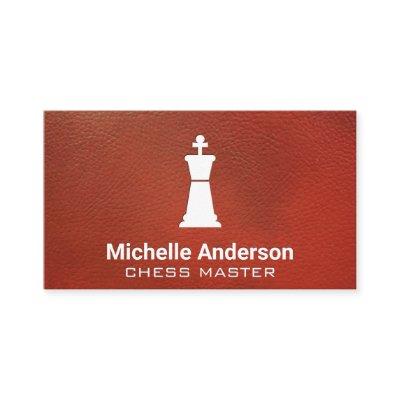 King Chess Piece | Leather Texture
