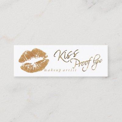 Kiss Proof Lips 2 - Gold Glitter Mini