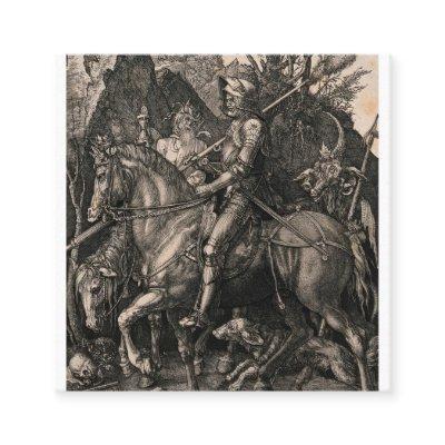 Knight Death and the Devil Albrecht Durer Square