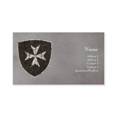 Knights Hospitaller Cross, Distressed