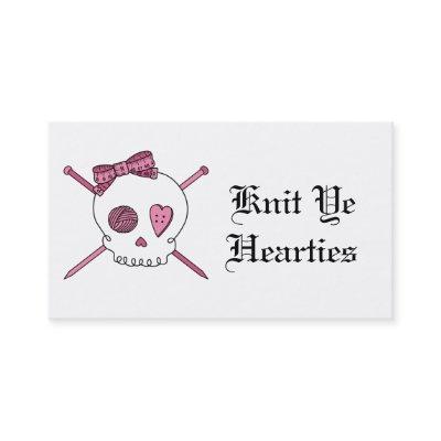 Knit Ye Hearties (Pink)