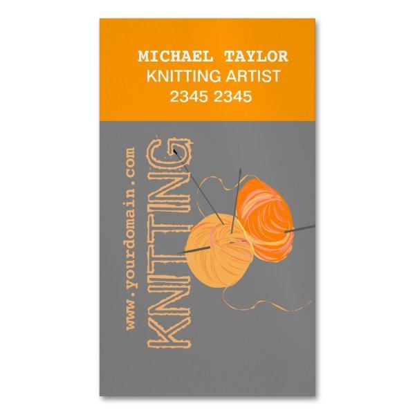 Knits Knitting Needles and Yarn  Craft Artist Magnetic