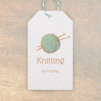 Knitters Knitting Yarn Gift Tags