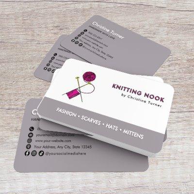 Knitting Crochet Yarn  Template