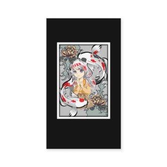 Koi Fish Japanese Aesthetic Anime Otaku Girl