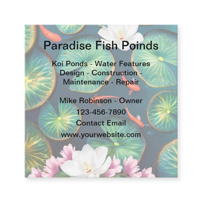 Koi Pond Water Feature Contractor Square