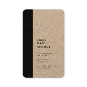 Kraft Black Stripe Minimalist Modern Style Simple