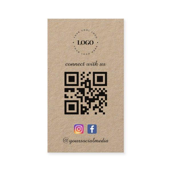 Kraft Connect with Us Logo Social Media QR Code