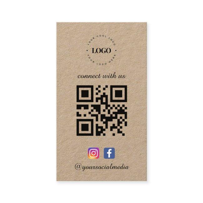 Kraft Connect with Us Logo Social Media QR Code