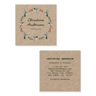 Kraft Hummingbird Wreath Square
