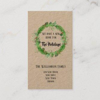 Kraft Paper  Holiday | Moving Announcement