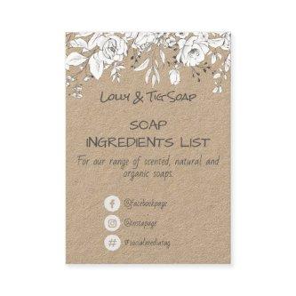 Kraft Rose Soap Fragrance Ingredients
