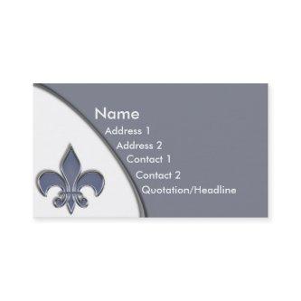 KRW Blue Fleur De Lis Two Tone