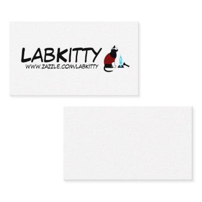 LabKitty on Zazzle Enclosure Card