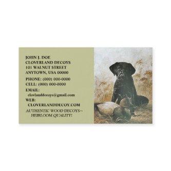 LABRADOR RETRIEVER DOG & DECOY ~!