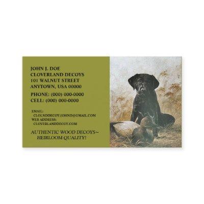 LABRADOR RETRIEVER DOG & DECOY ~!