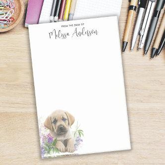 Labrador Retriever Dog Personalized Cute Puppy Post-it Notes