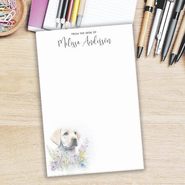 Labrador Retriever Personalized Dog Cute Puppy  Post-it Notes