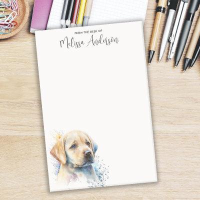 Labrador Retriever Personalized Dog Lover Puppy  Post-it Notes
