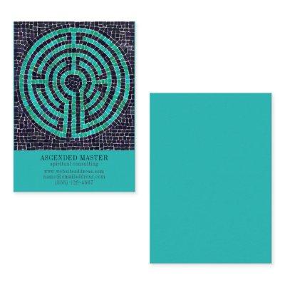 LABYRINTH III 3.5x2.5  - Turquoise