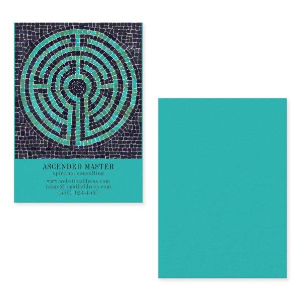 LABYRINTH III 3.5x2.5  - Turquoise