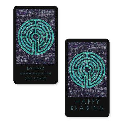 LABYRINTH III Business Bookmark - 3.5x2 Card Black