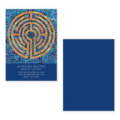 LABYRINTH IV 3.5x2.5  - Blue