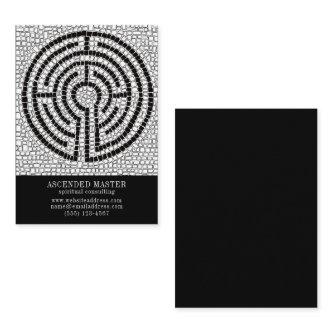 LABYRINTH VII 3.5x2.5  - Black