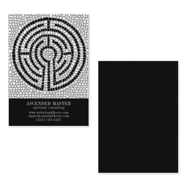 LABYRINTH VII 3.5x2.5  - Black