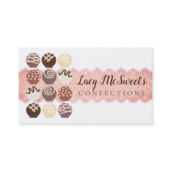 lace truffles chocolates confections
