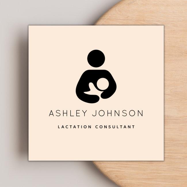 Lactation Consultant Breastfeeding Expert Cream Square